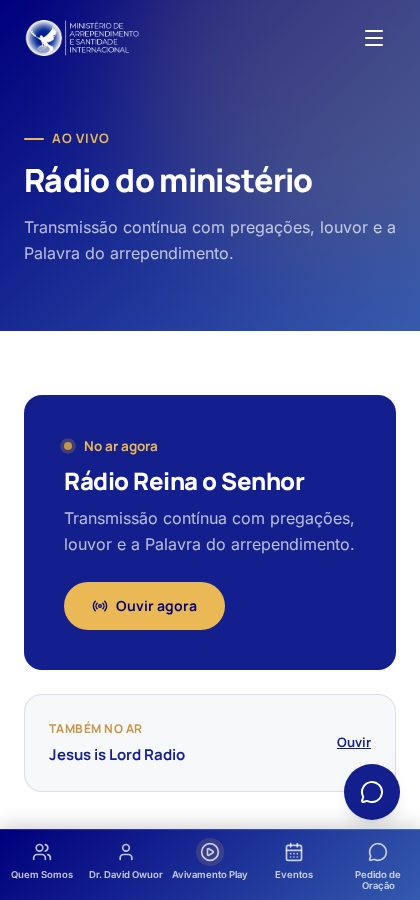 Rádio Reina o Senhor — celular
