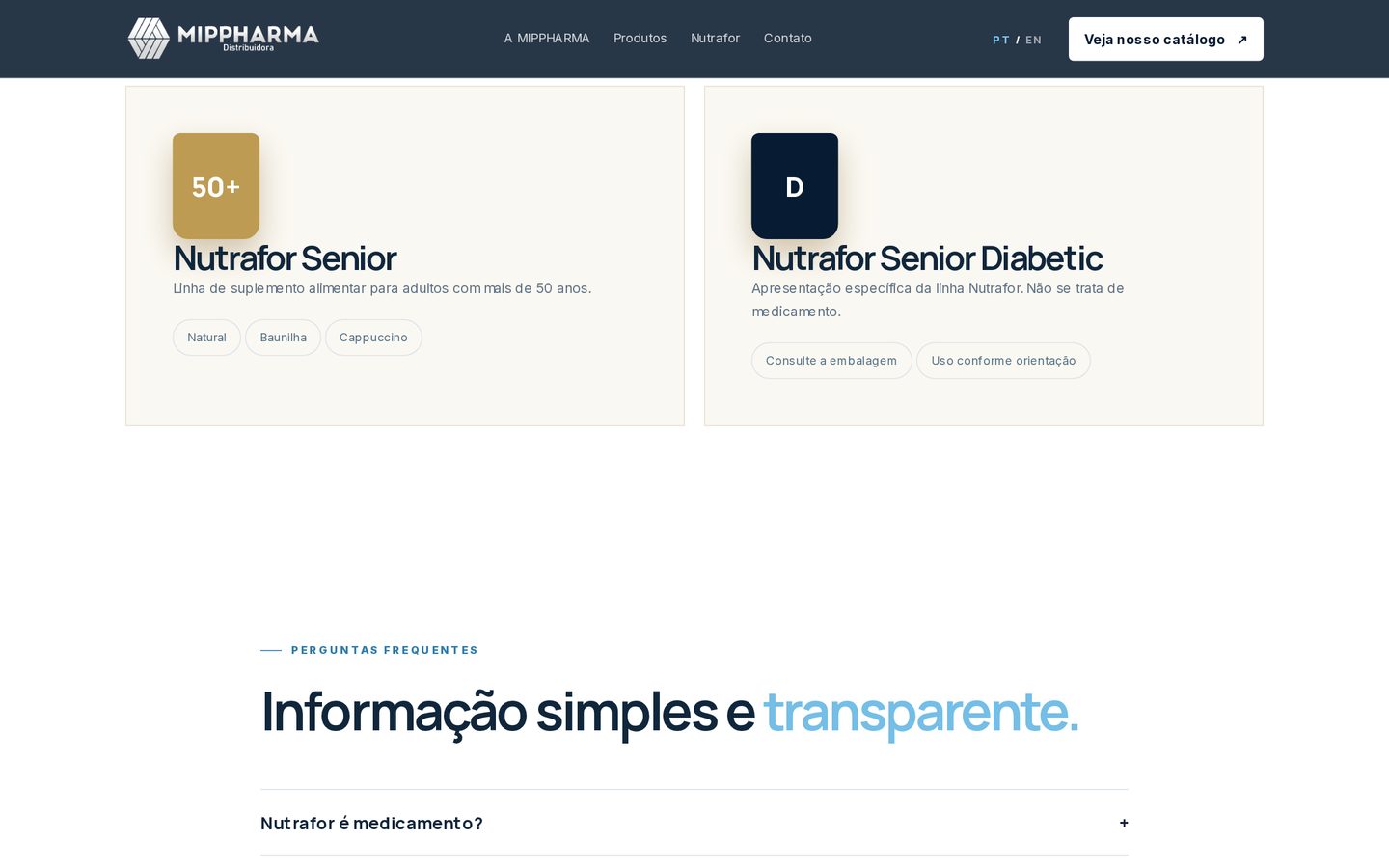 MIPPHARMA — linha Nutrafor